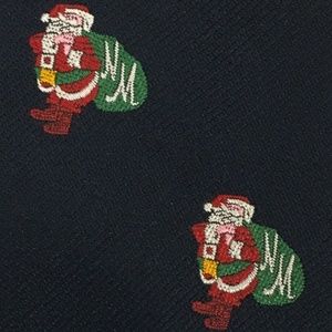 Vintage Neiman Marcus Santa Claus Neck Tie 3 X 58